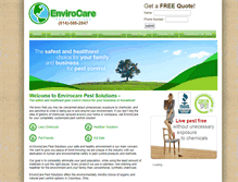 Tablet Screenshot of myenvirocare.com